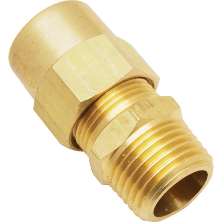 All-Source 1/2 In. CPVC x 1/2 In. MIP Low Lead Male Brass CPVC Adapter 455881